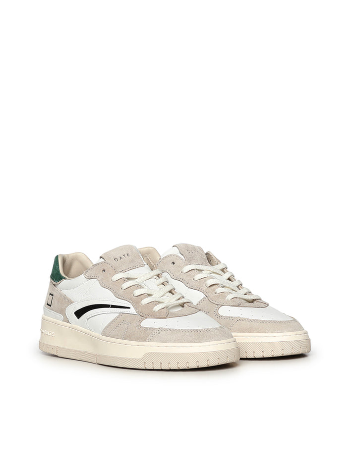 D.A.T.E. Sneakers Green Cowskin