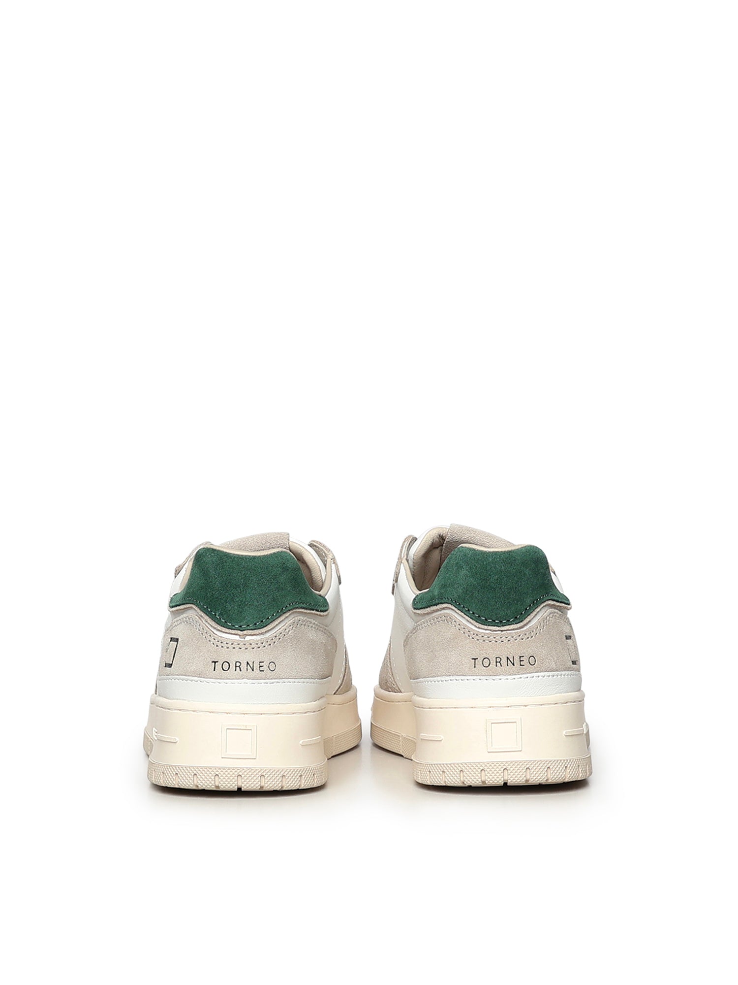 D.A.T.E. Sneakers Green Cowskin