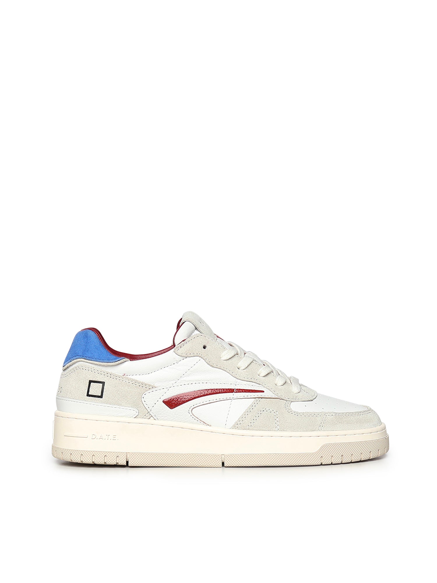 D.A.T.E. Sneakers White Bluette Cowskin