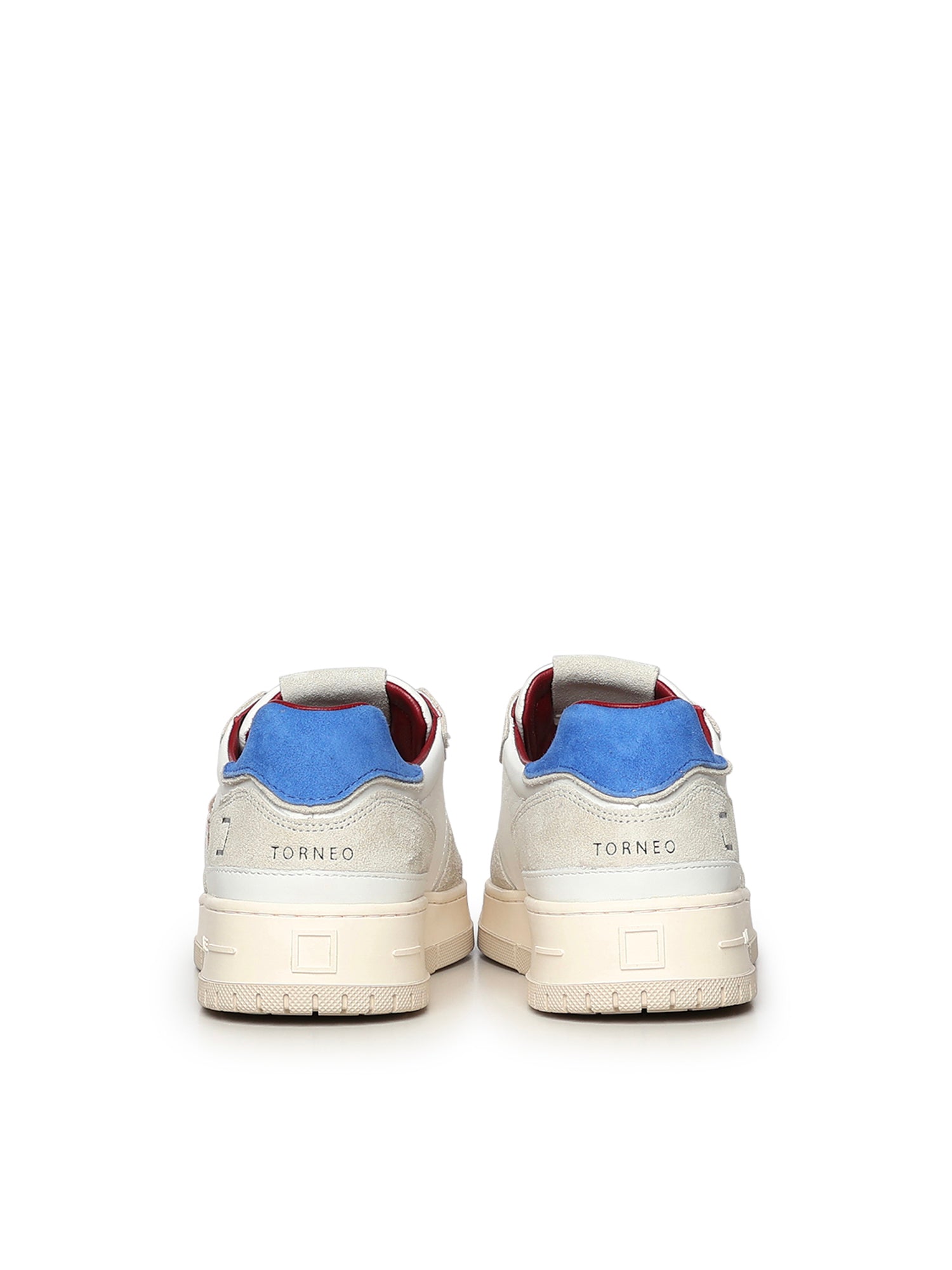 D.A.T.E. Sneakers White Bluette Cowskin