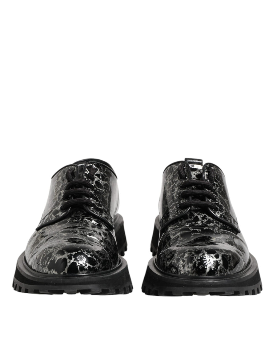 Dolce & Gabbana Leather derby shoe in black