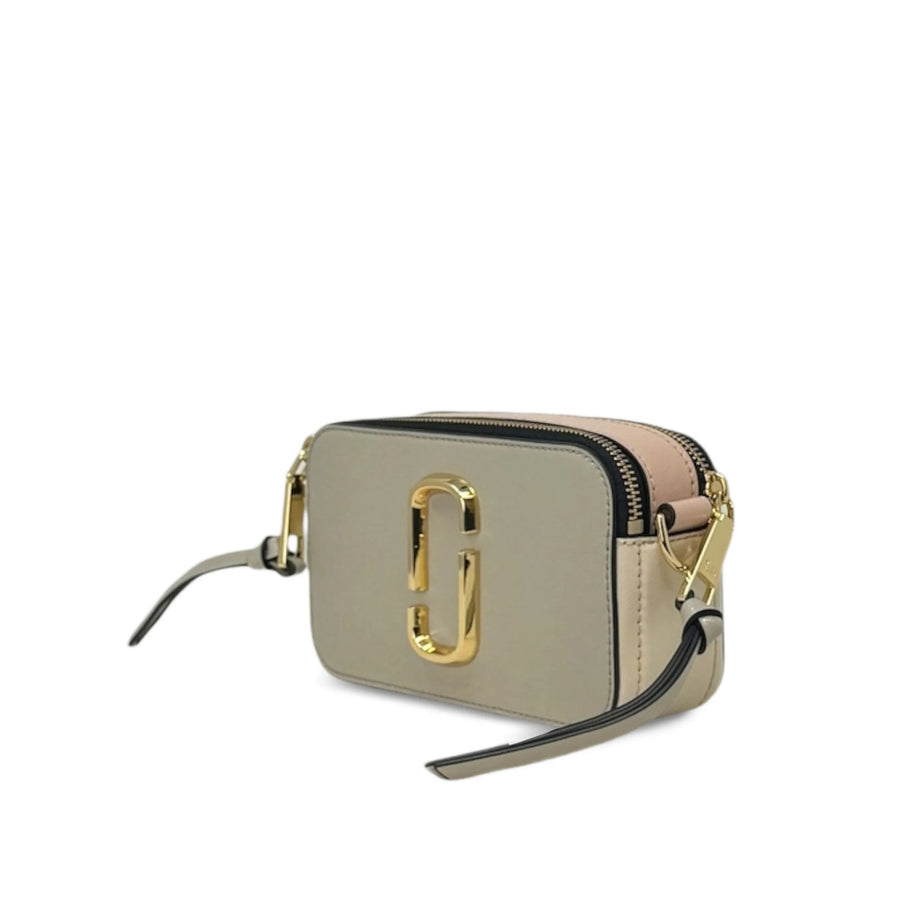 Crossbody Bag The Snapshot Saffiano Leather Neutrals Calf Satchels & Cross Body