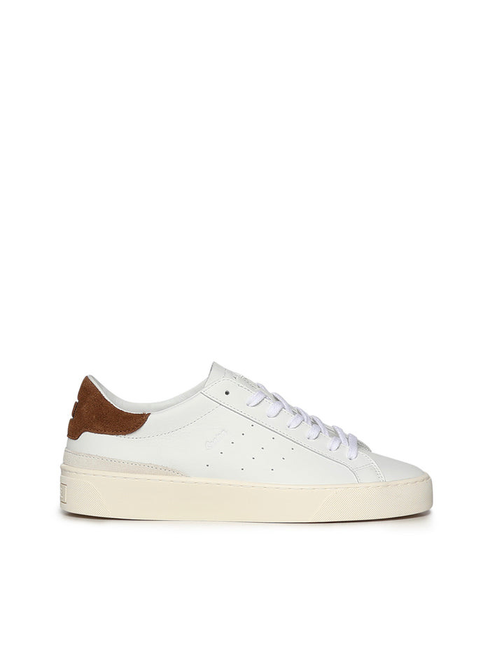 D.A.T.E. Sneakers White/tan Cowskin