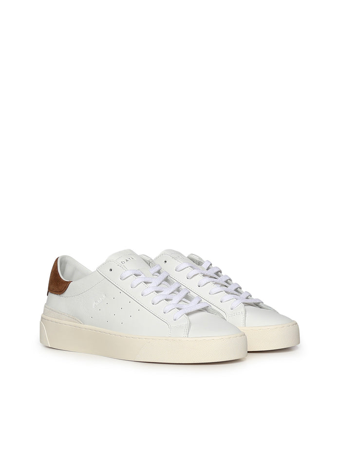 D.A.T.E. Sneakers White/tan Cowskin