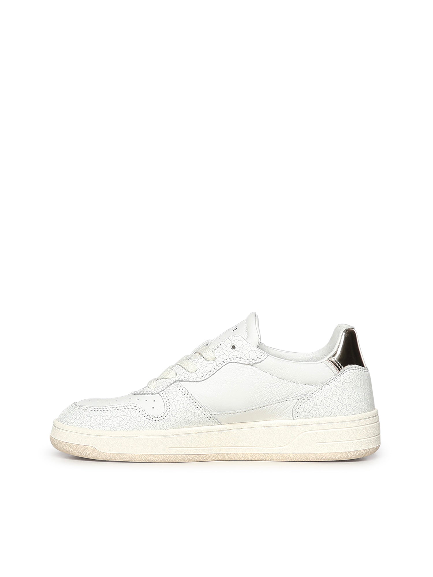 D.A.T.E. Sneakers White-platinum Goatskin