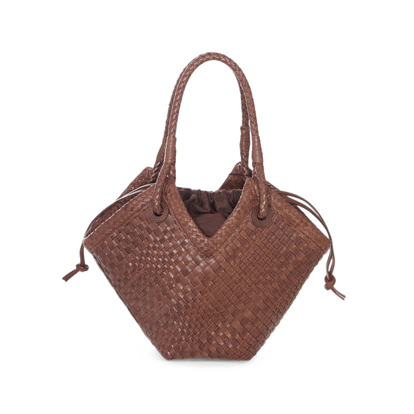 Tote Bag Trinity Small Brown Leather Calf