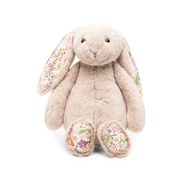Plush Bunny Bag Charm Neutrals Polyester Accessory