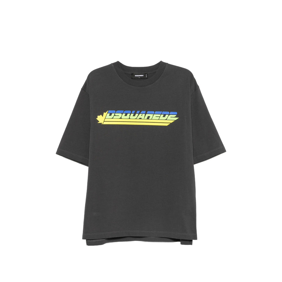Cotton T-Shirt Grey T-shirts And Polos