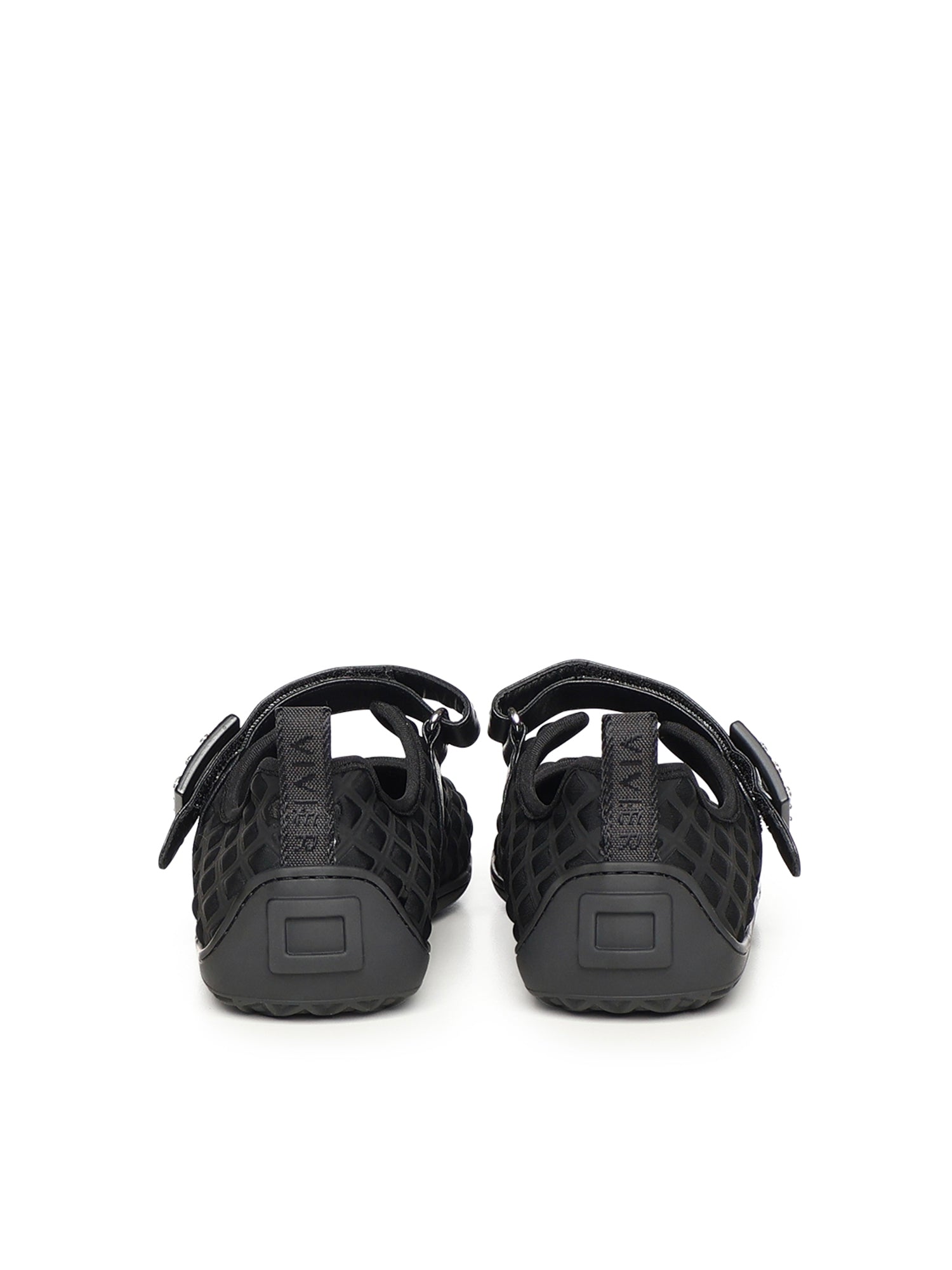 Roger Vivier Flat Shoes Black Polyamide