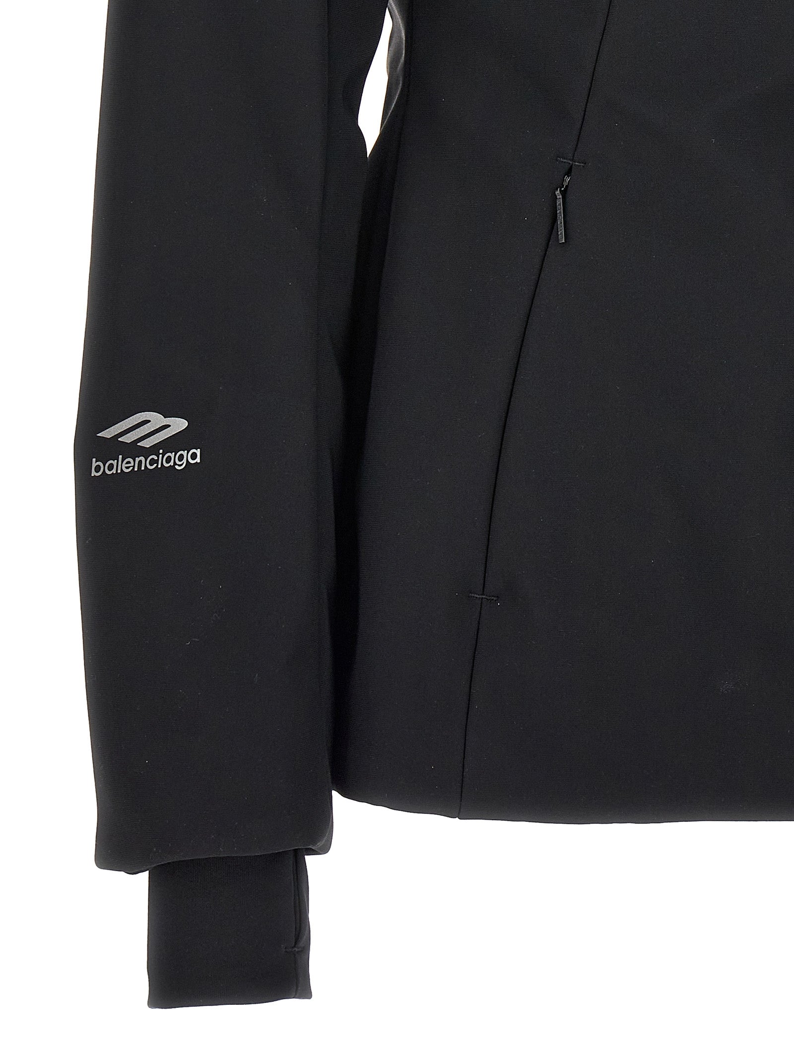 Ski Hourglass 3B Sports Icon parka Black Nylon Polyester Elastane Casual Jackets