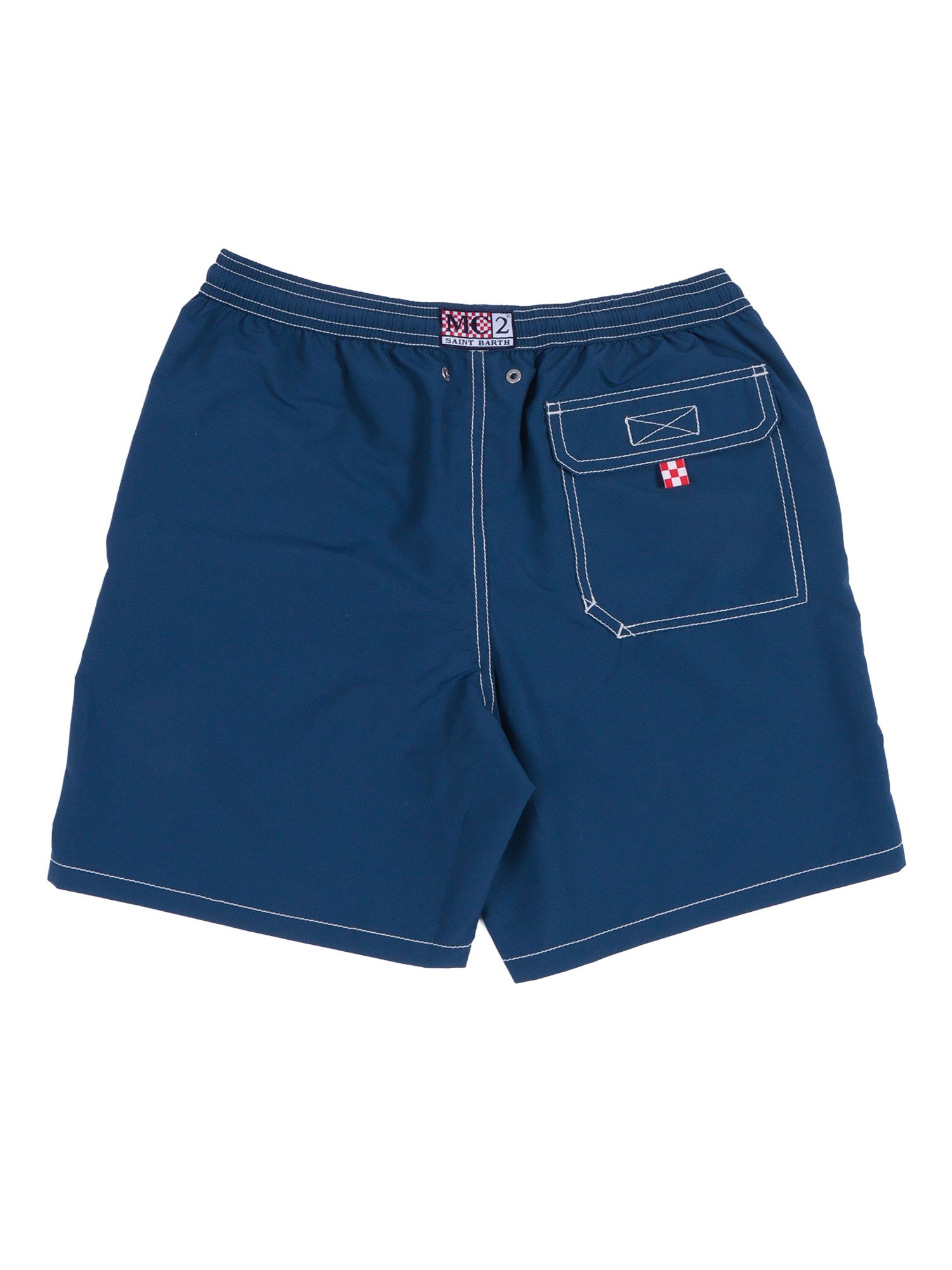 Patmos Jr-Toile 60 Marine Blue Polyester Boxer Mare Bimbo
