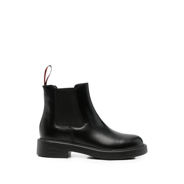 Brutus Leather Chelsea Boots Black Calf
