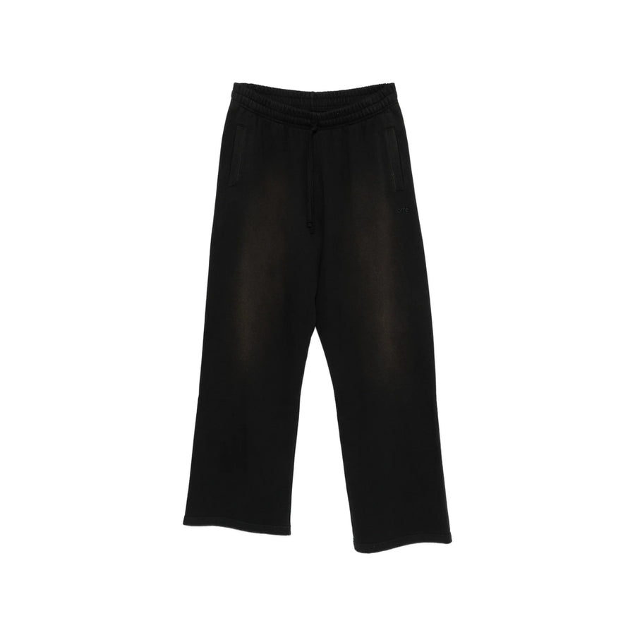 Track Pants Black Cotton