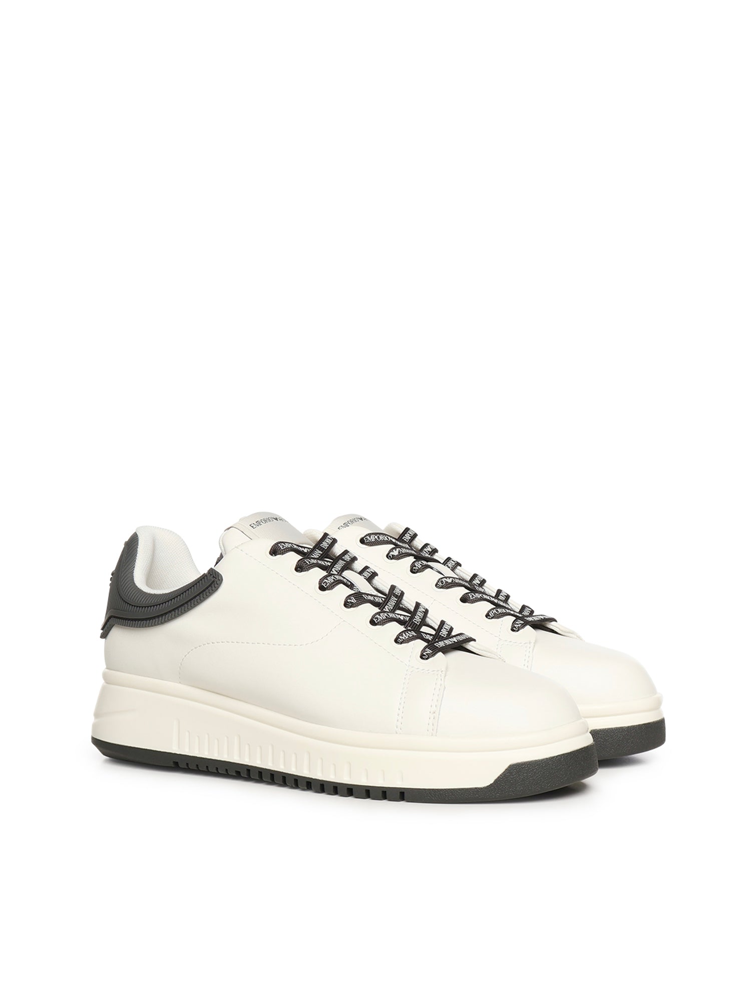 Emporio Armani Sneakers White Cowskin