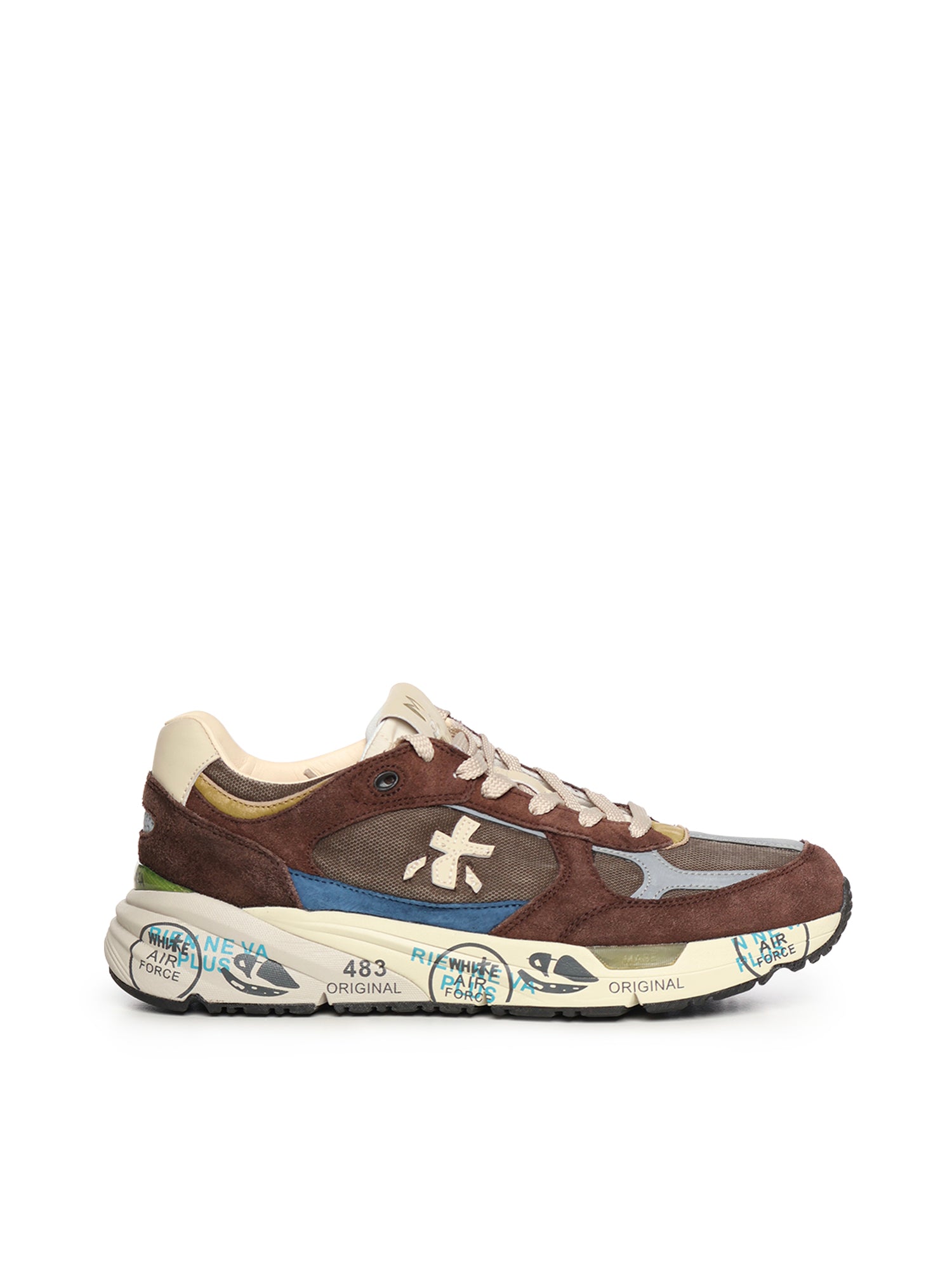 Premiata Sneakers Brown Calfskin