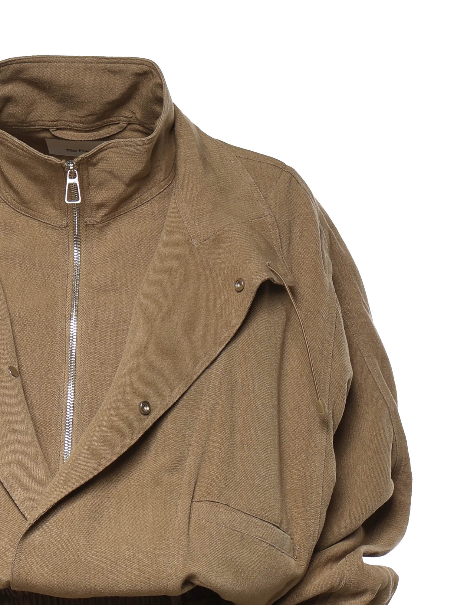 The Frankie Shop Dresses Camel Viscose Linen