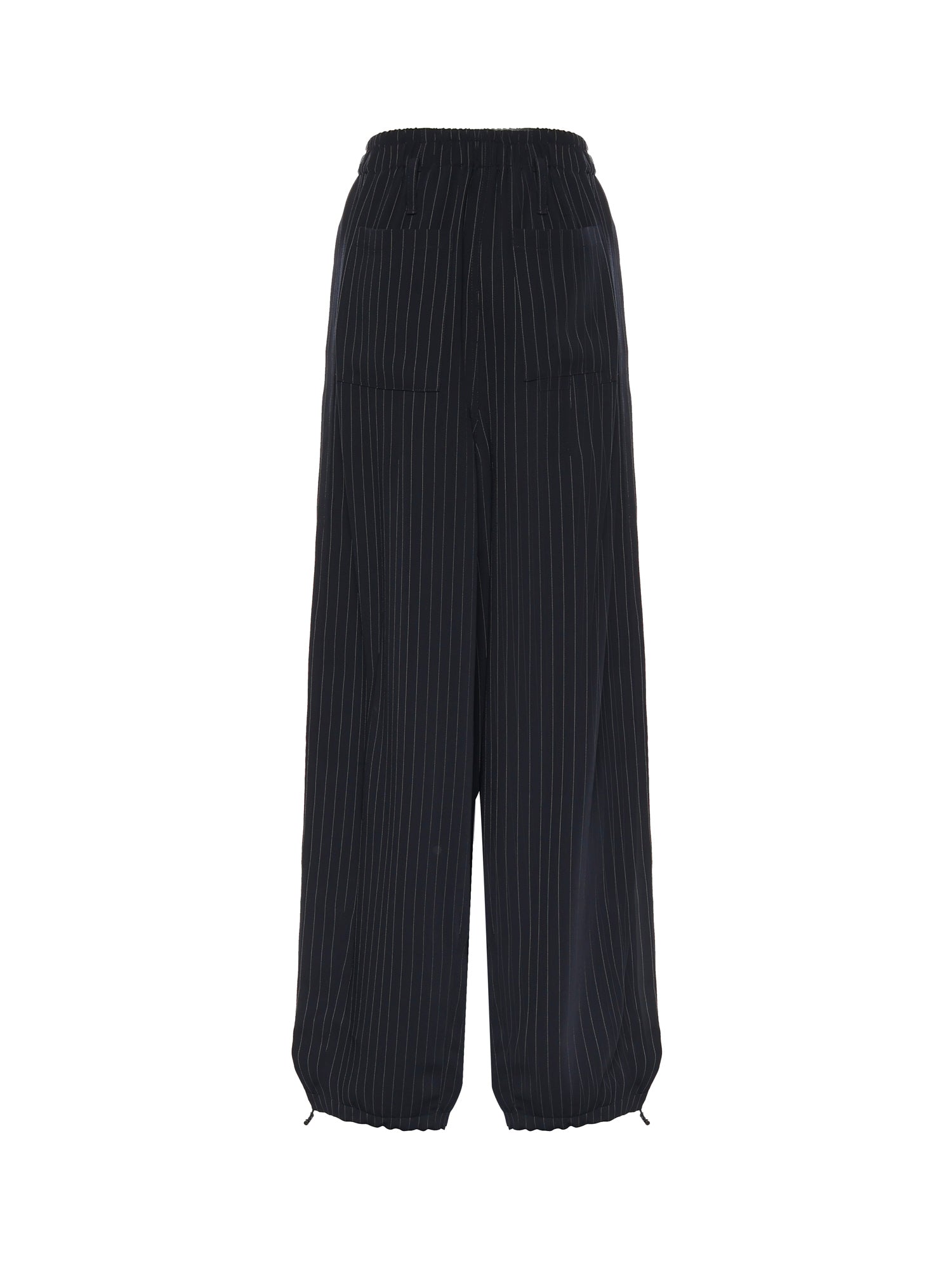 The Frankie Shop Rtw Navy/white Pinstripe Polyester