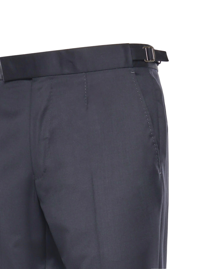 Zegna Rtw Navy Blue Wool