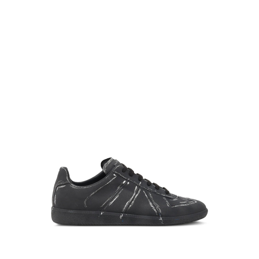 Sneakers Black Leather Calf