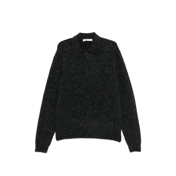 Grey Mohair Sweater Blend T-shirts And Polos