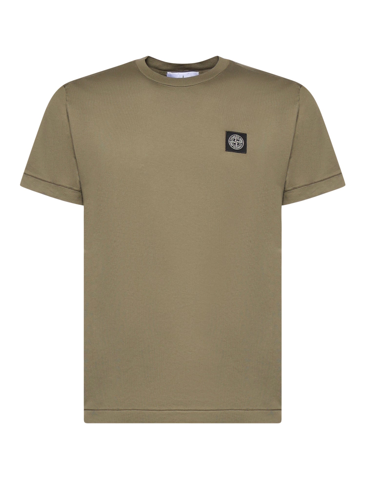 Stone Island T-Shirts And Polos Military Green Cotton