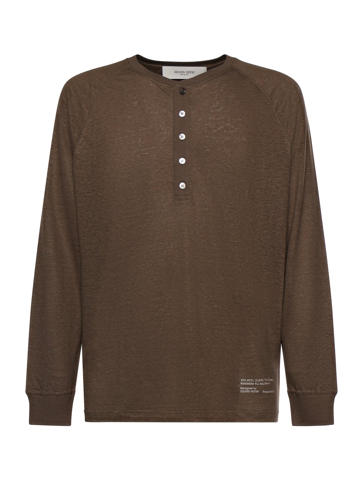 Golden Goose Sweaters Tortoise Linen