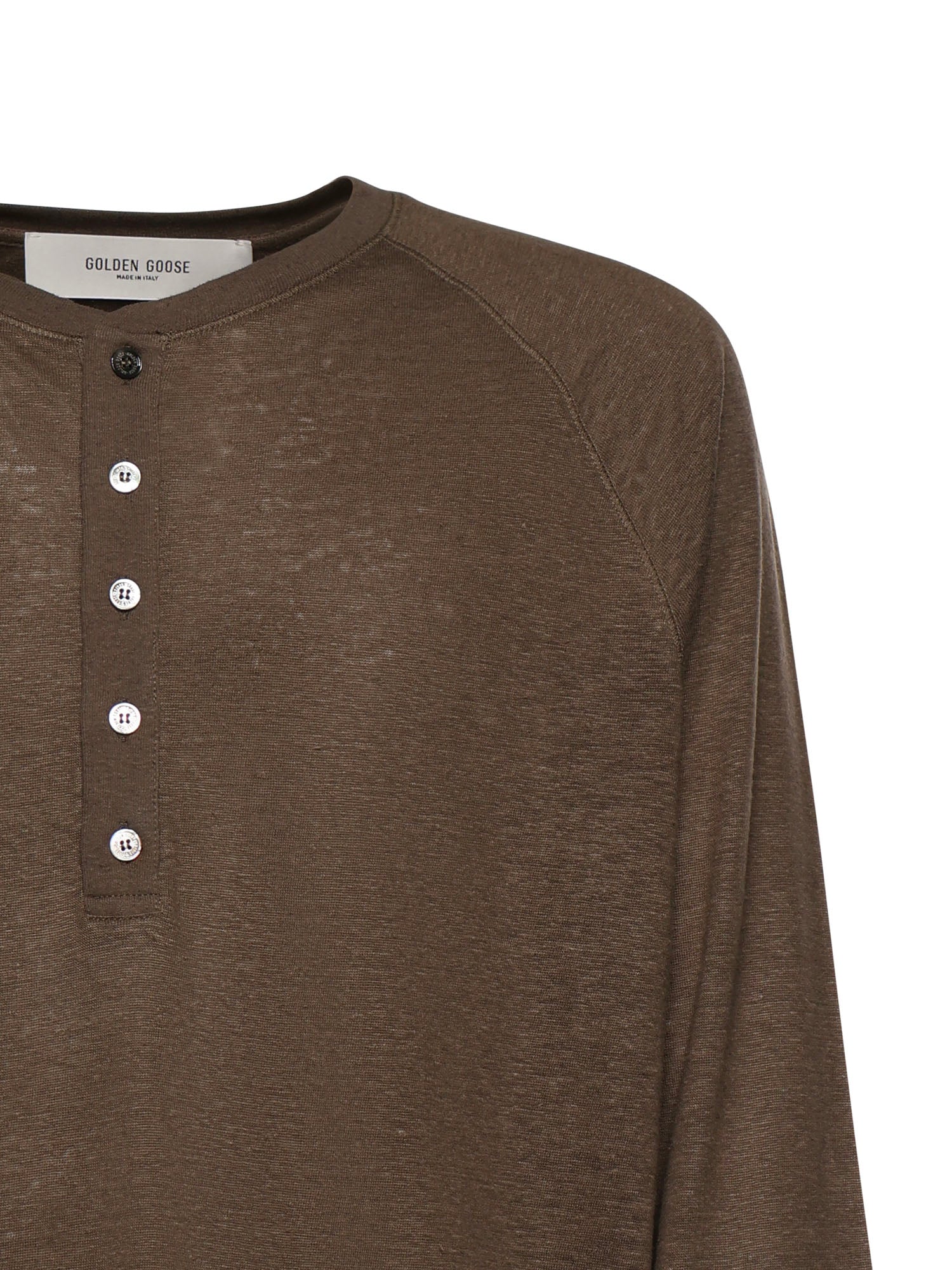 Golden Goose Sweaters Tortoise Linen