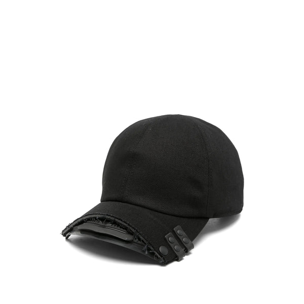 Cotton Twill Cap Black Hat