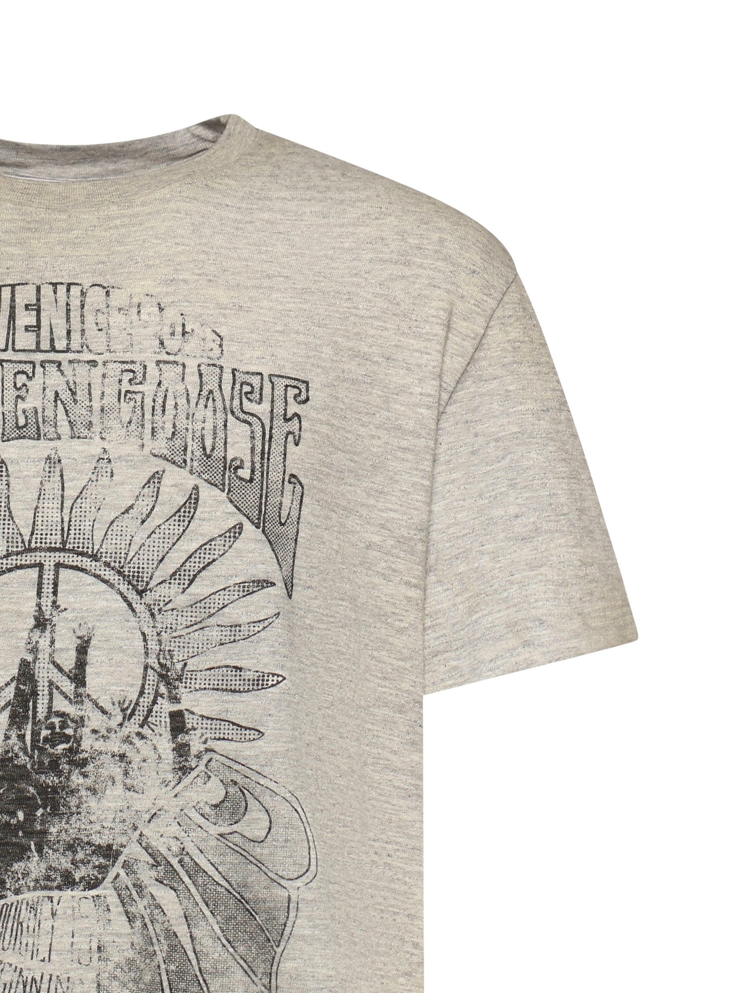 Golden Goose T-Shirts And Polos Grigio Cotton