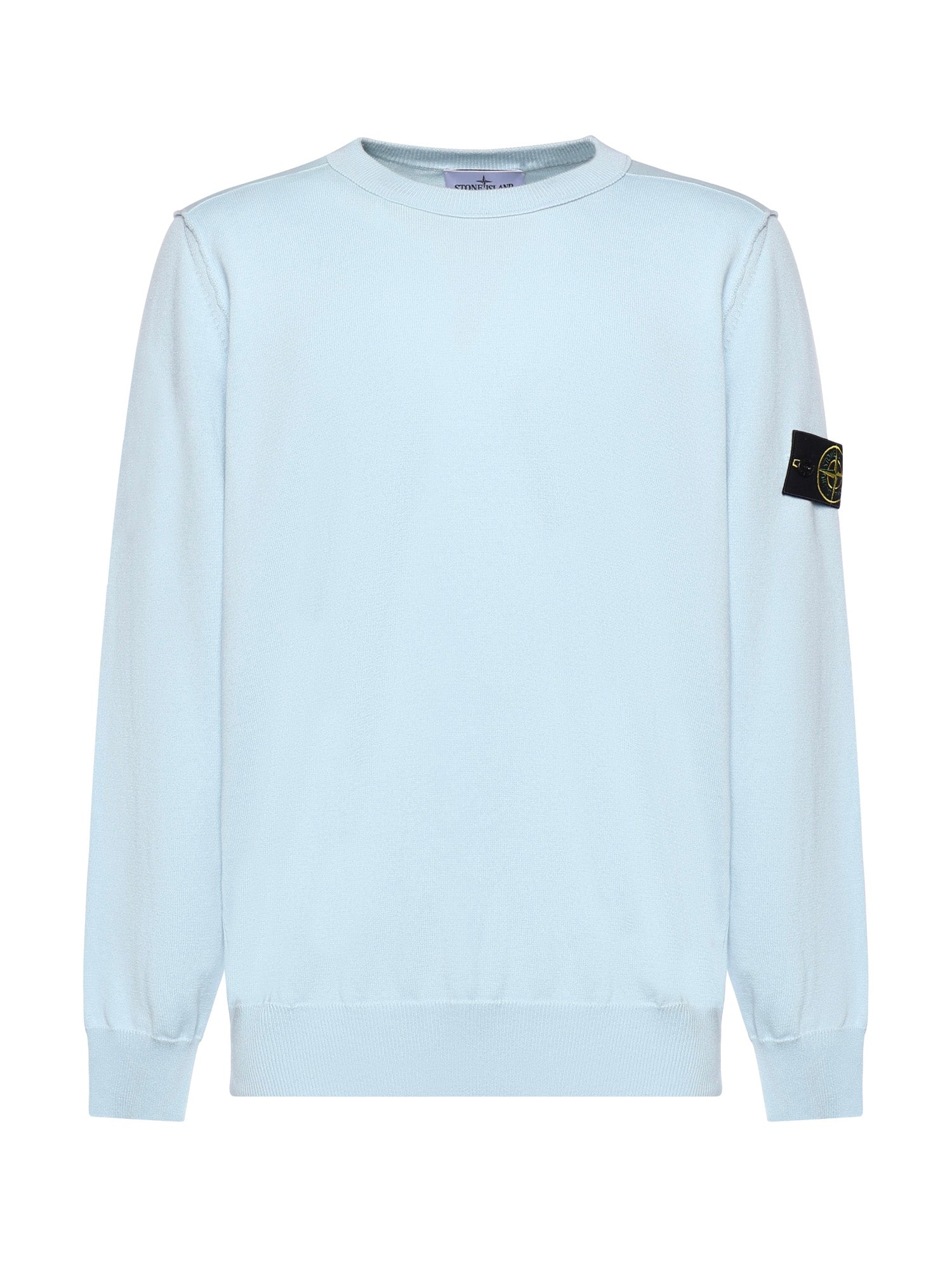 Stone Island Sweaters Blue Organic Cotton
