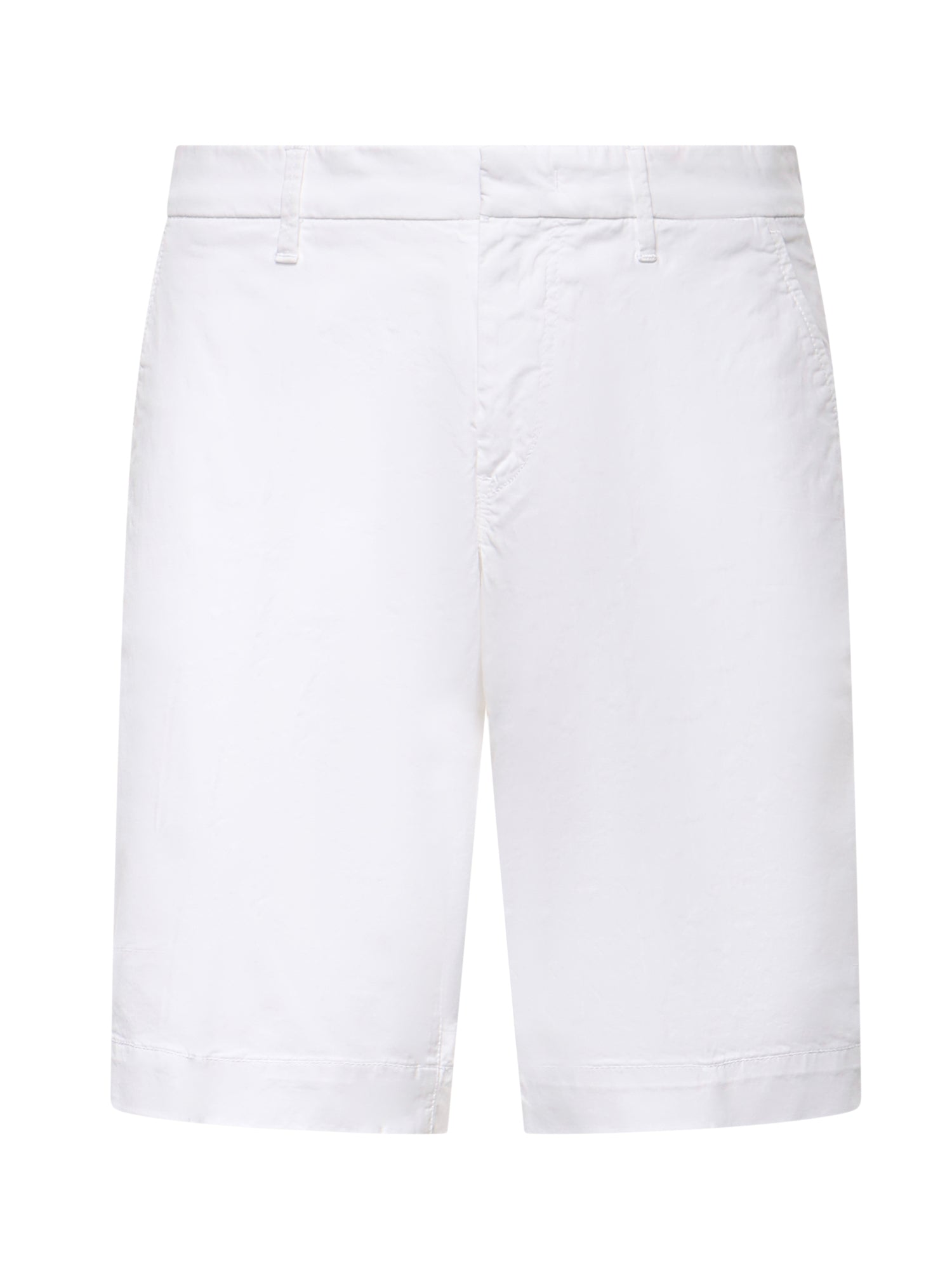 Fay Shorts White Cotton