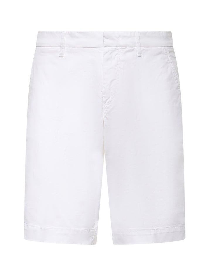 Fay Shorts White Cotton