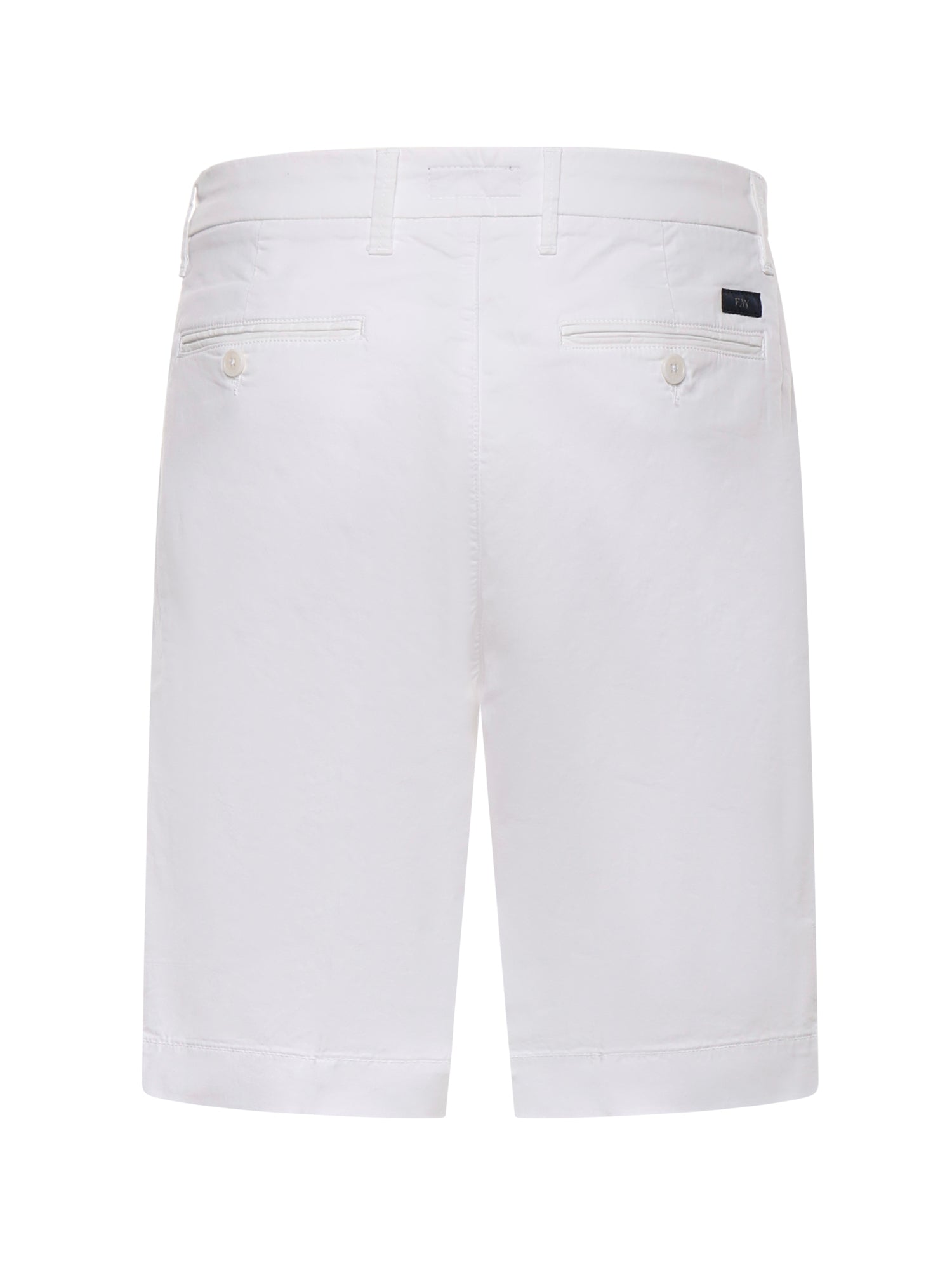 Fay Shorts White Cotton