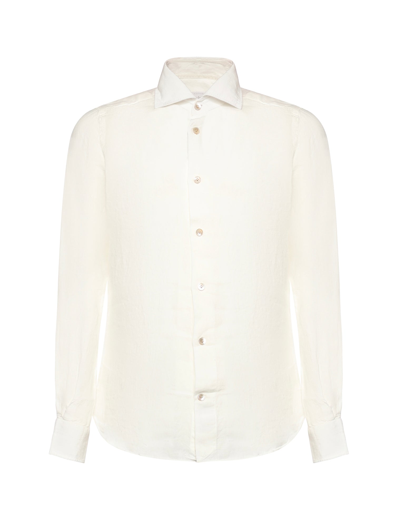 Eleventy Shirts White Linen