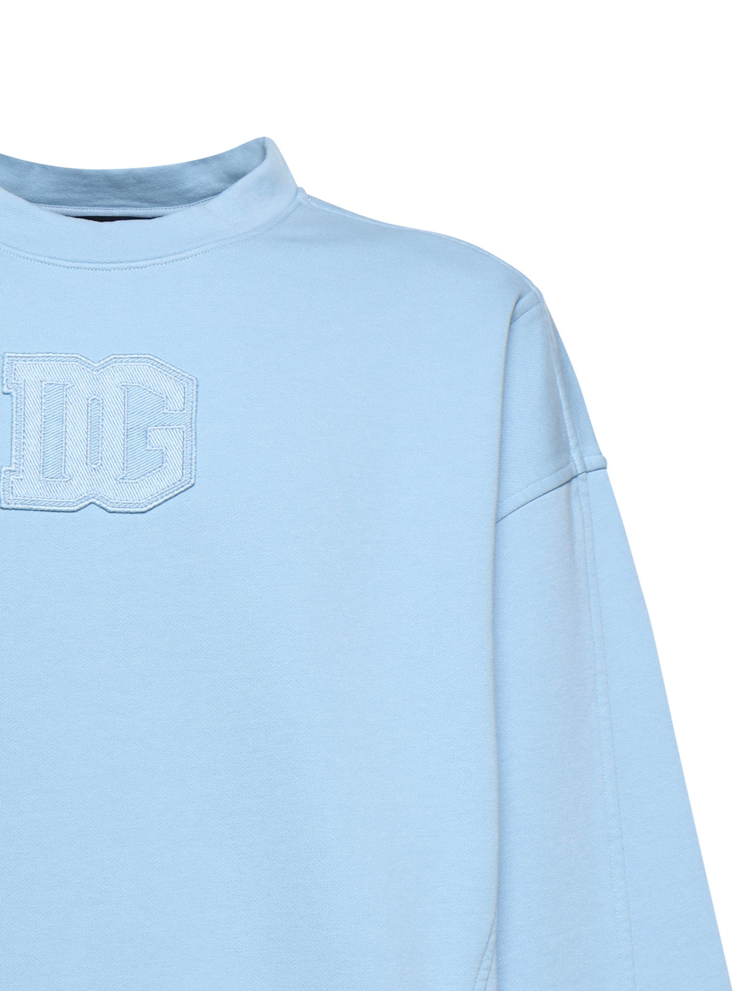 Dolce & Gabbana Sweaters Blue Cotton