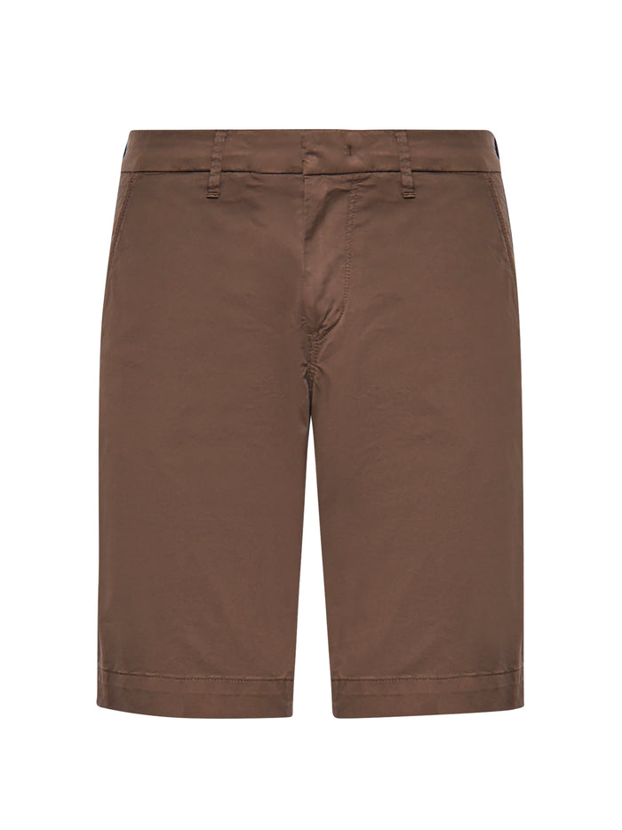 Fay Shorts Brown Cotton