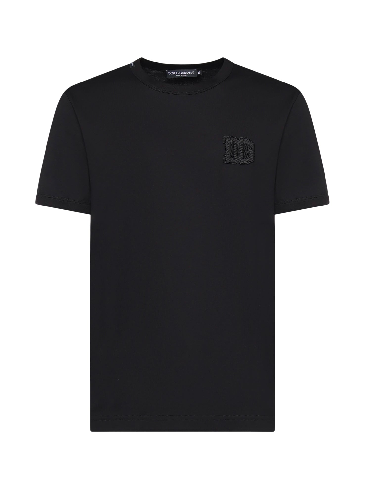 Dolce & Gabbana T-Shirts And Polos Black Cotton