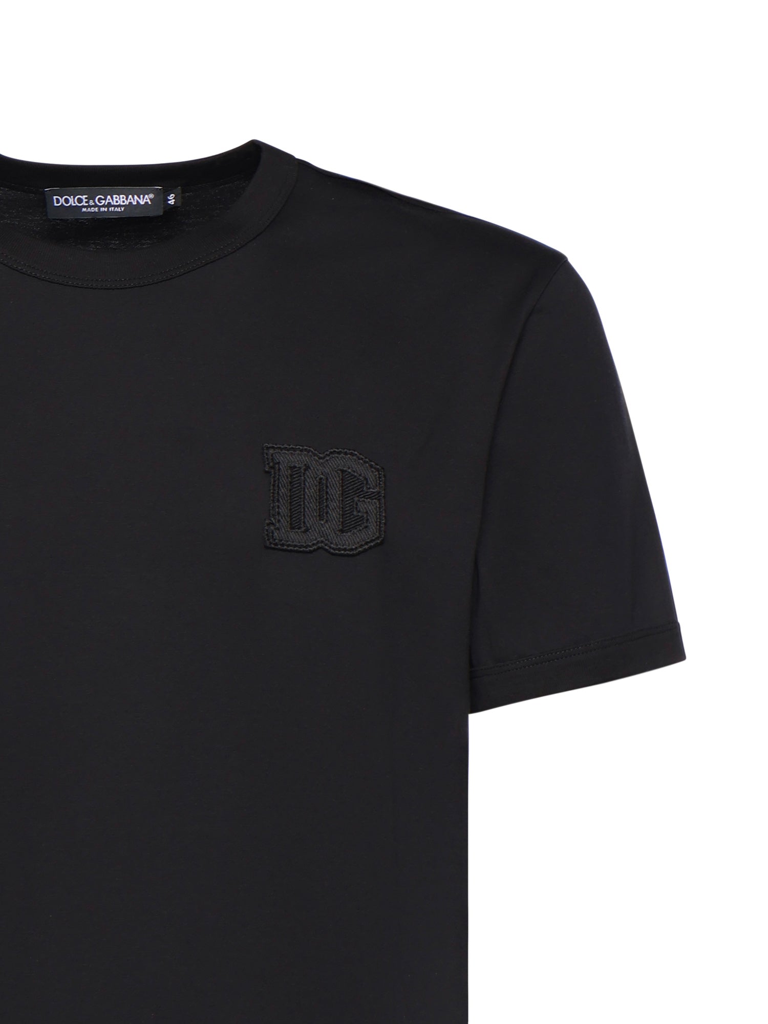 Dolce & Gabbana T-Shirts And Polos Black Cotton