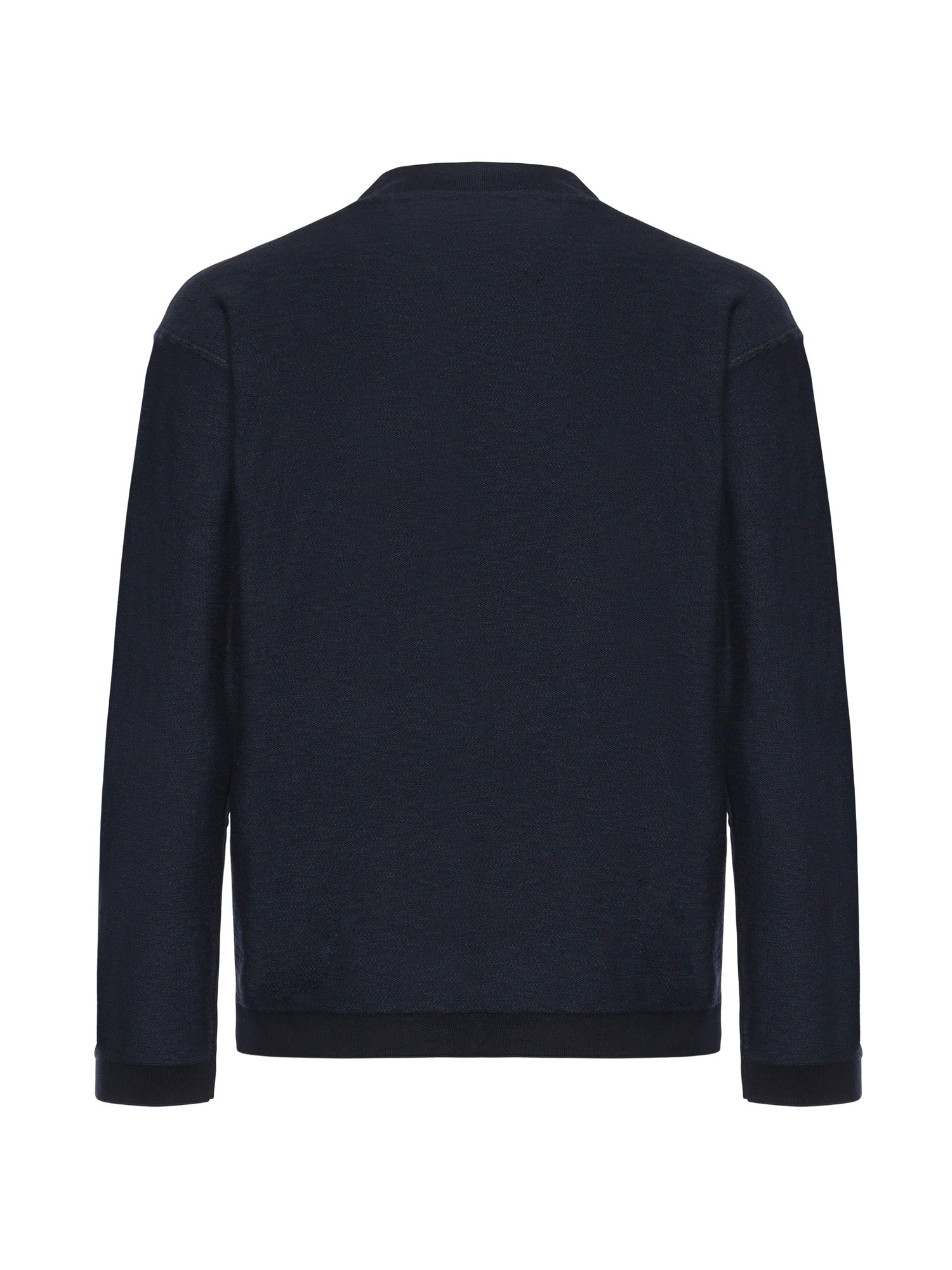 Stone Island Sweaters Blue Cotton Polyamide