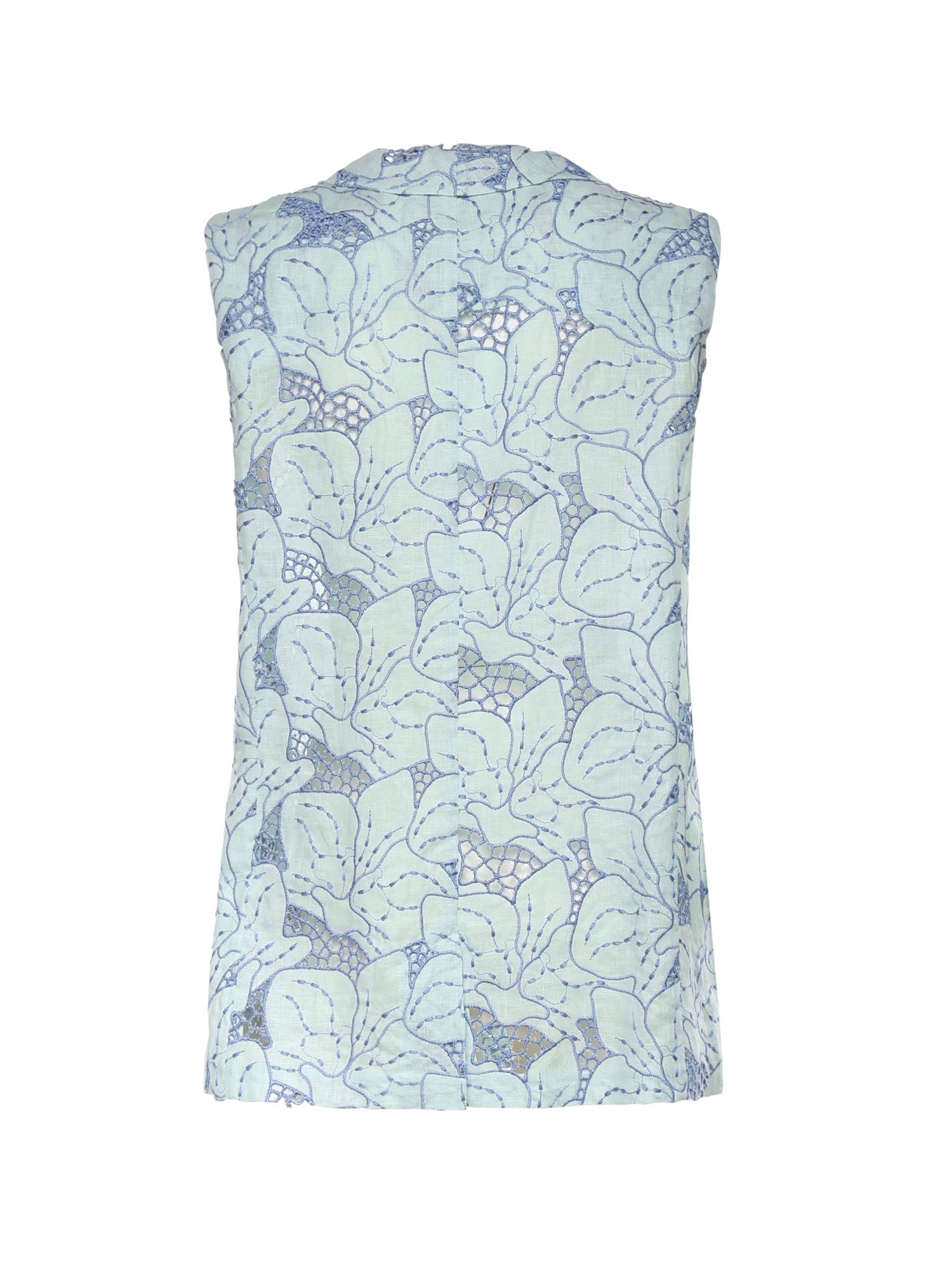 Genny Jackets Blue Linen