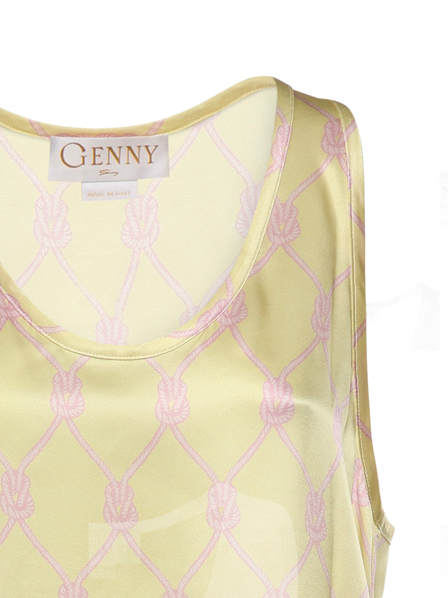 Genny Top Yellow Silk