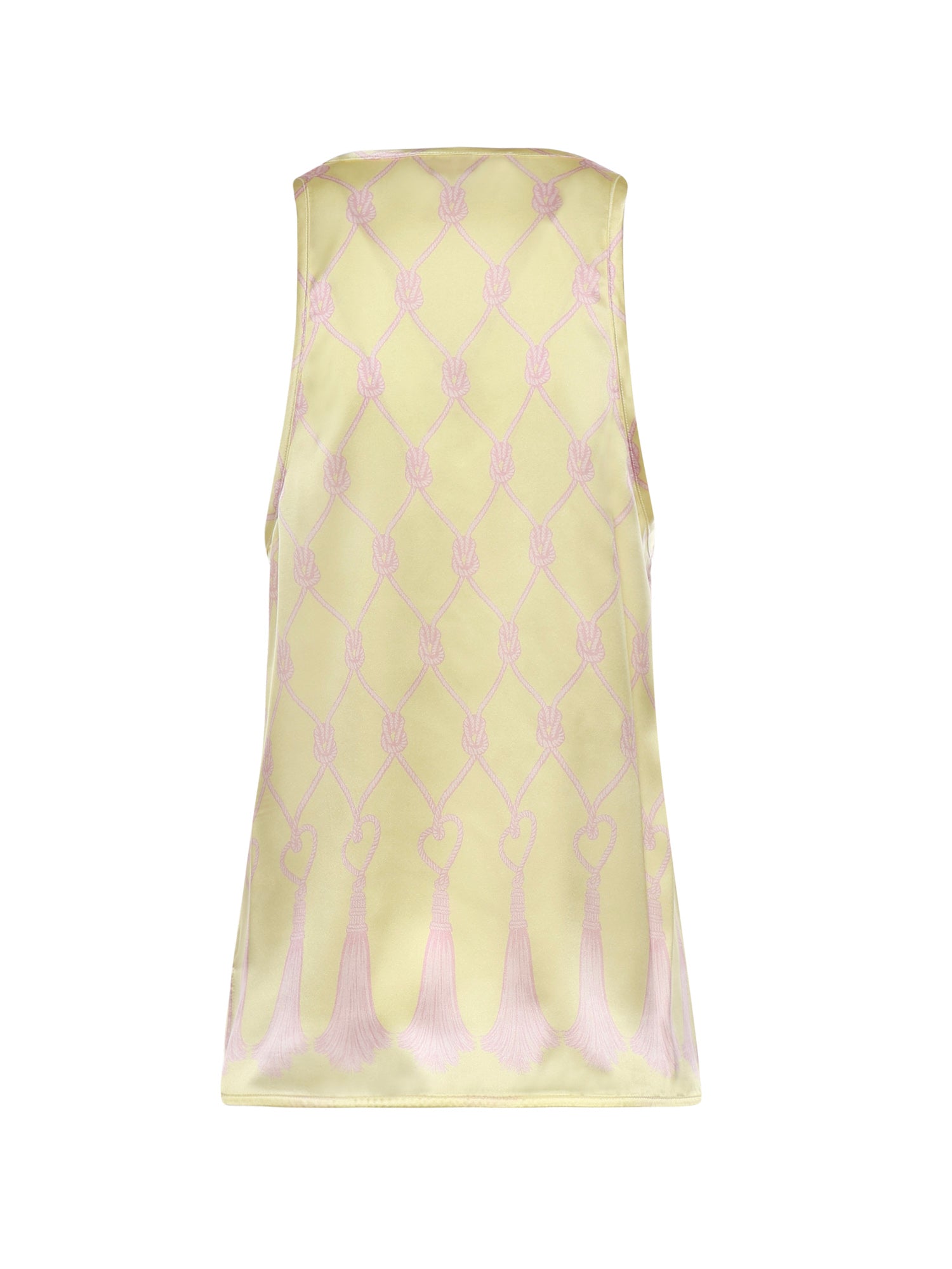 Genny Top Yellow Silk