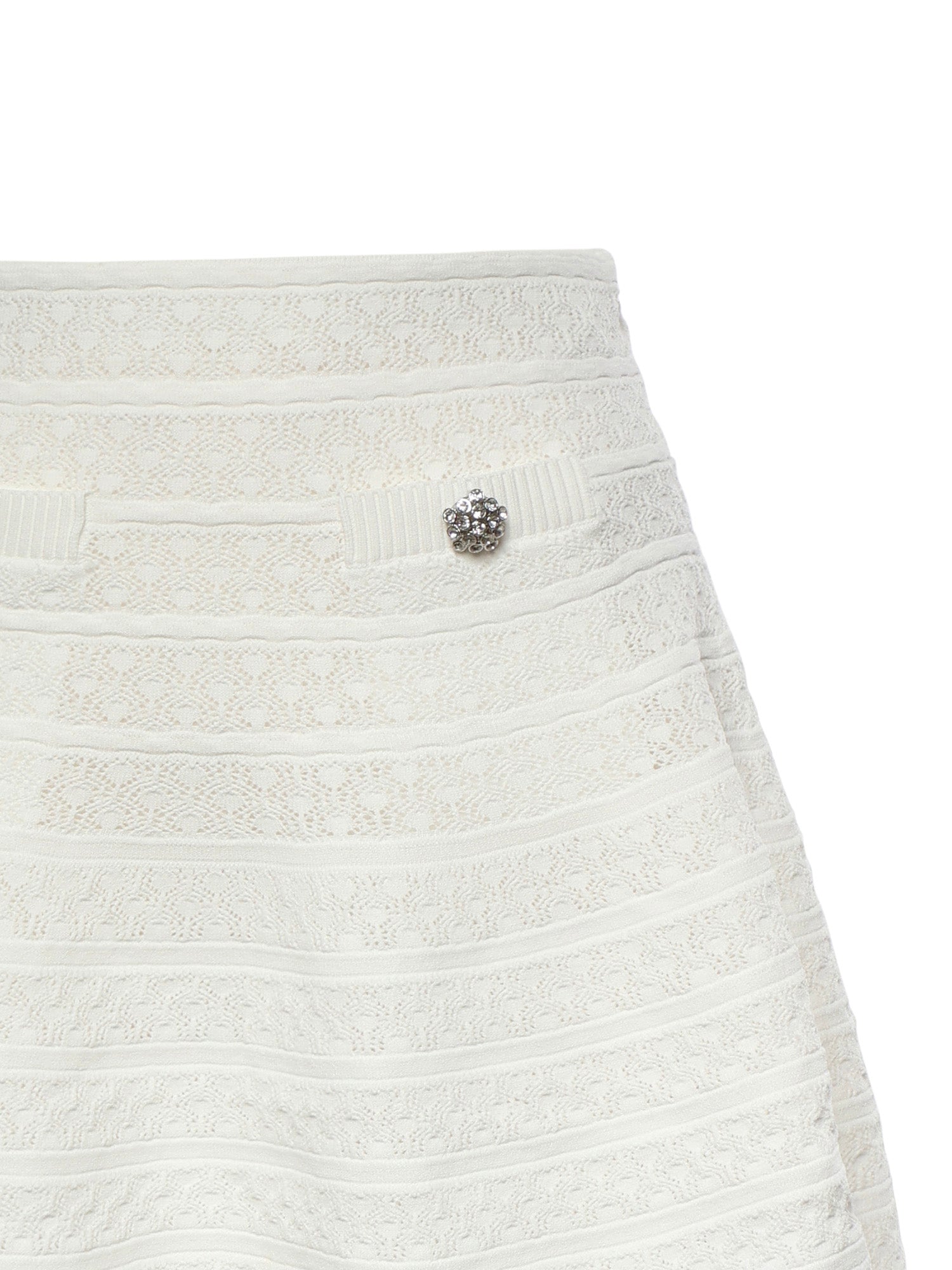 Self-Portrait Skirts White Viscose Polyester