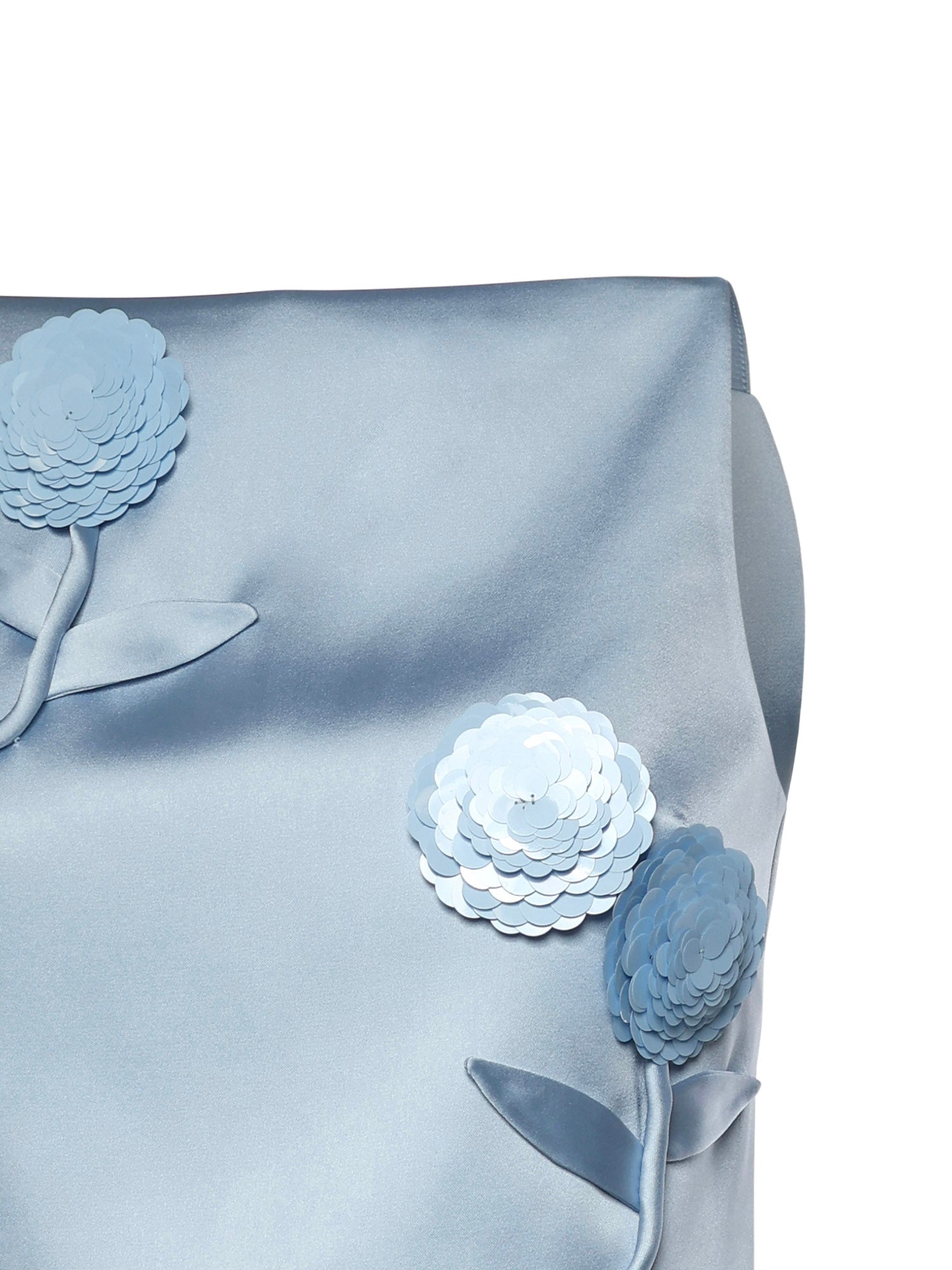 Self-Portrait Top Blue Polyester