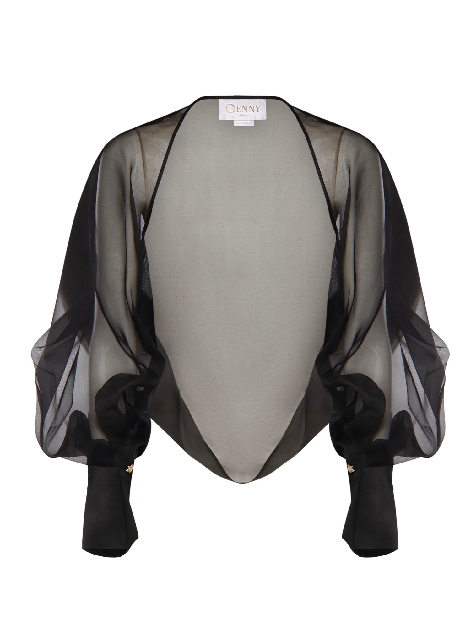 Genny Jackets Black Silk