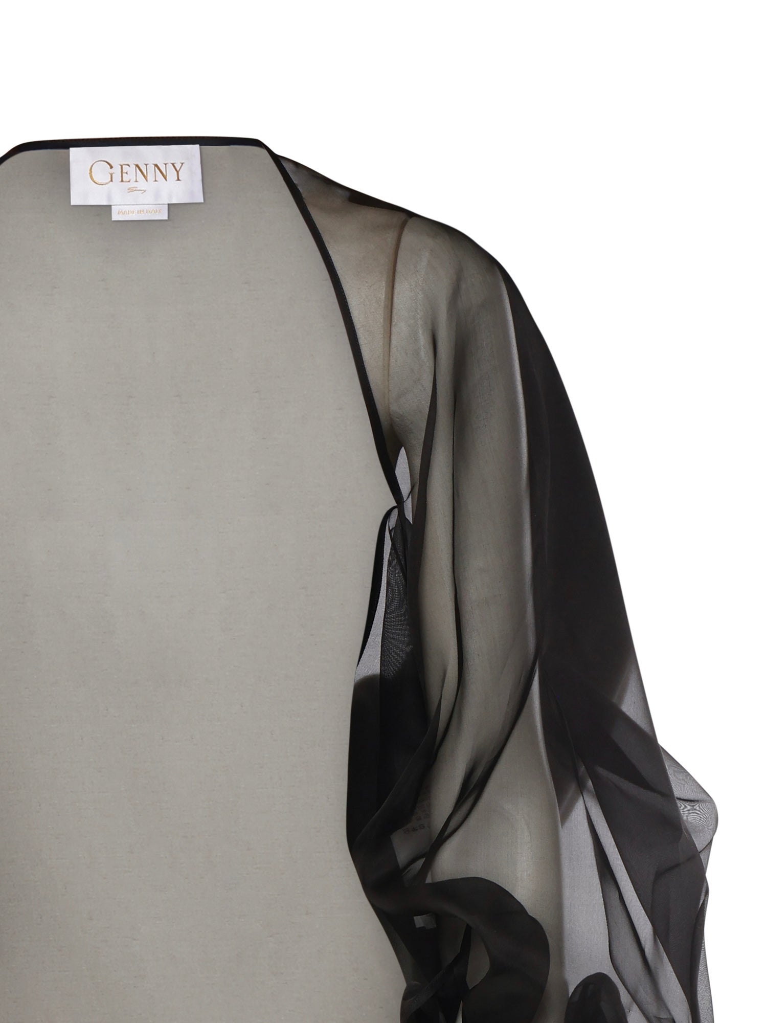 Genny Jackets Black Silk