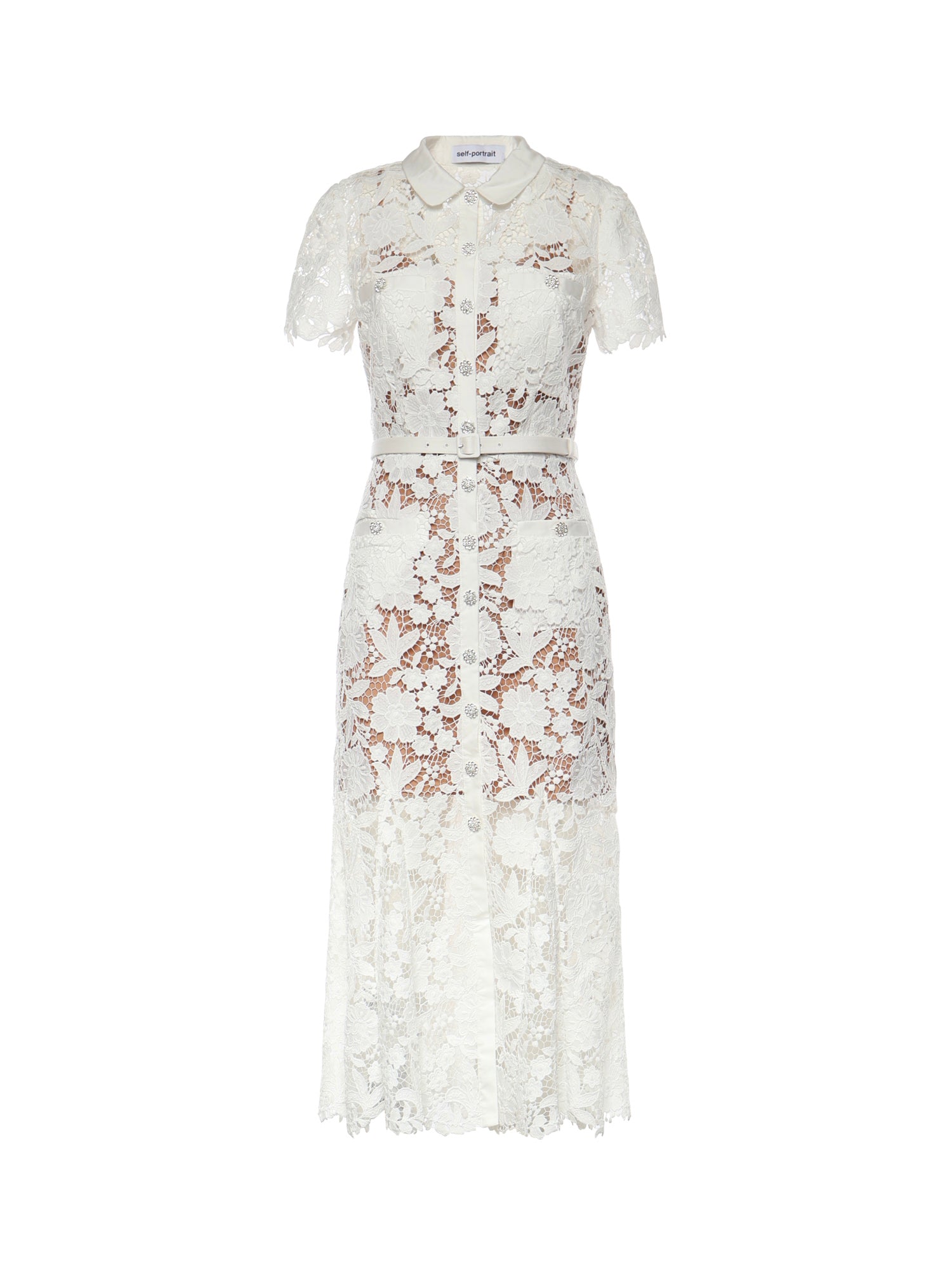 Self-Portrait Dresses White Polyester
