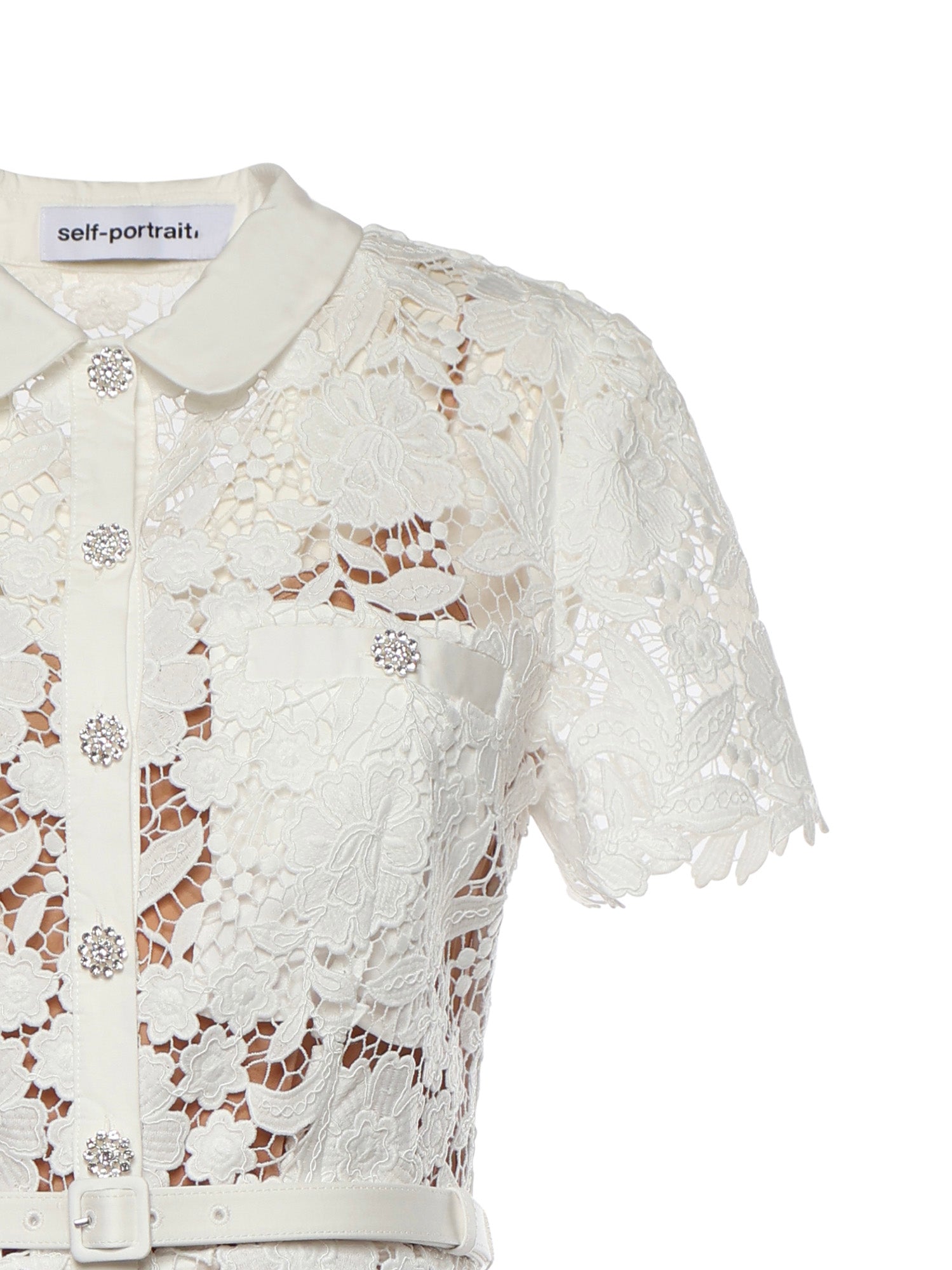 Self-Portrait Dresses White Polyester