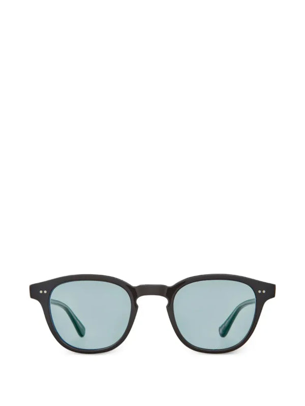 Garrett Leight - Evansun Black/semi-flat Pure Blue Lunettes-de-soleil