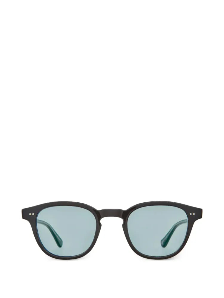 Garrett Leight - Evansun Black/semi-flat Pure Blue Lunettes-de-soleil